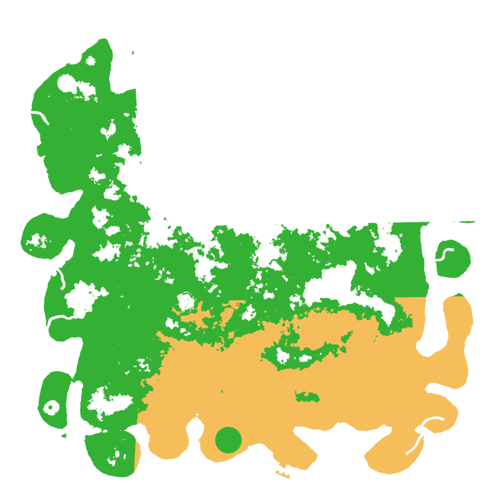 Biome Rust Map: Procedural Map, Size: 5000, Seed: 456543