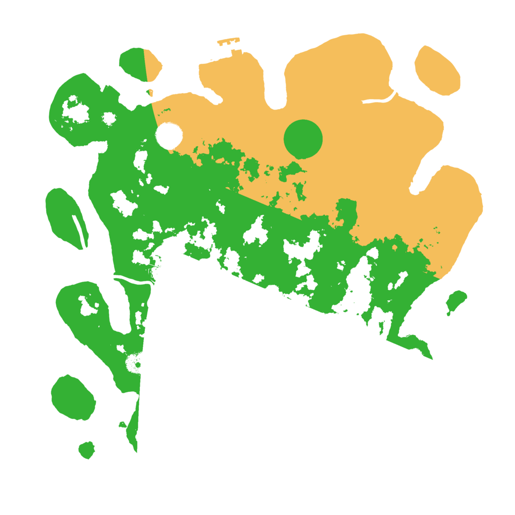 Biome Rust Map: Procedural Map, Size: 3500, Seed: 2056534501