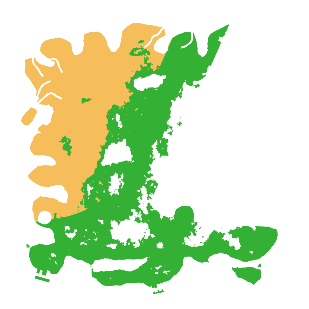 Biome Rust Map: Procedural Map, Size: 4200, Seed: 9876513