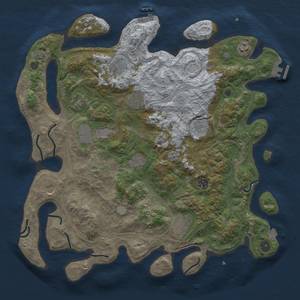 Thumbnail Rust Map: Procedural Map, Size: 4250, Seed: 13343490, 19 Monuments