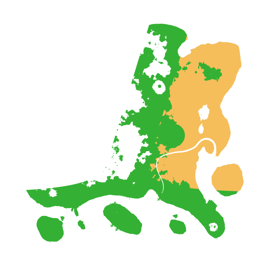 Biome Rust Map: Procedural Map, Size: 3000, Seed: 1462502056
