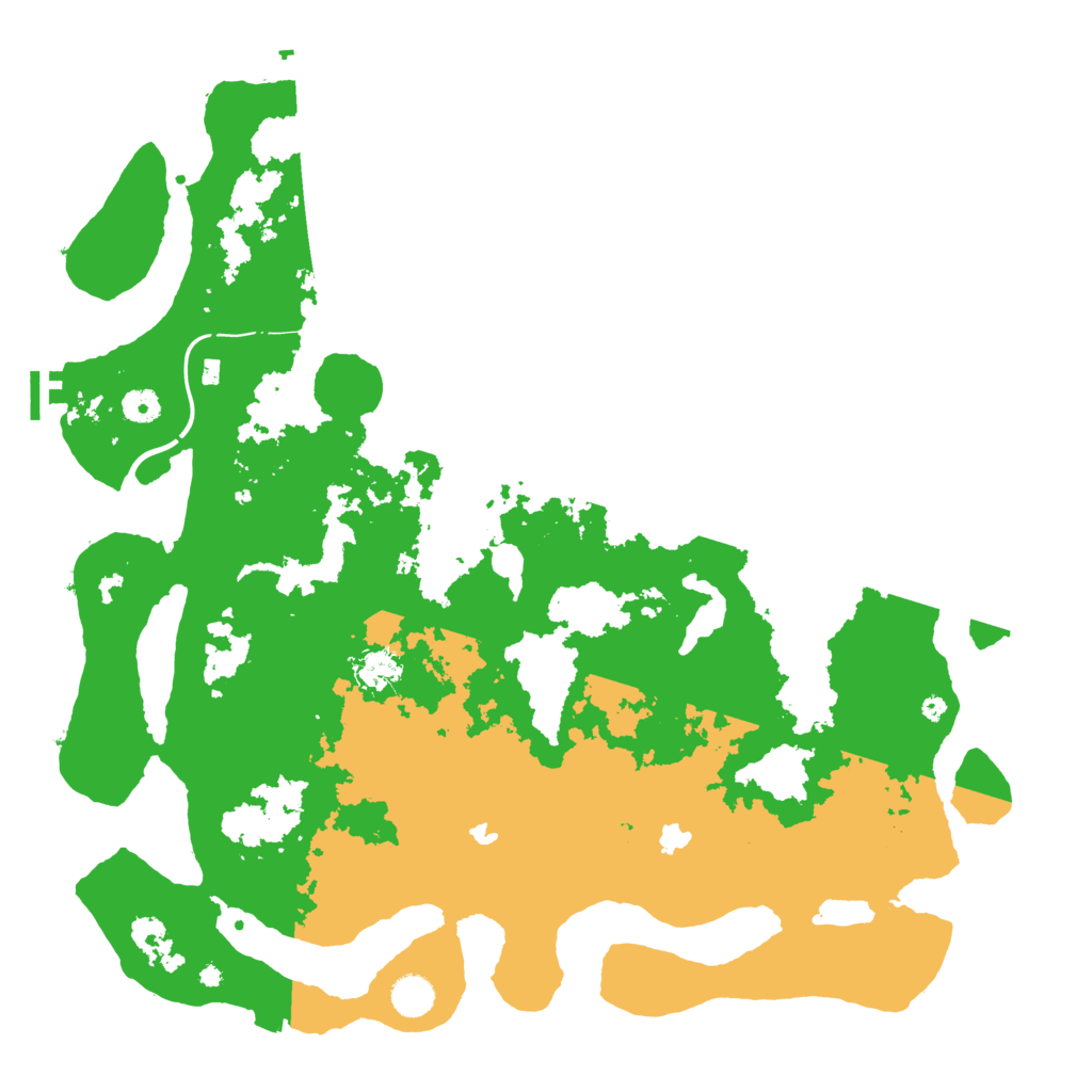 Biome Rust Map: Procedural Map, Size: 4500, Seed: 802340480