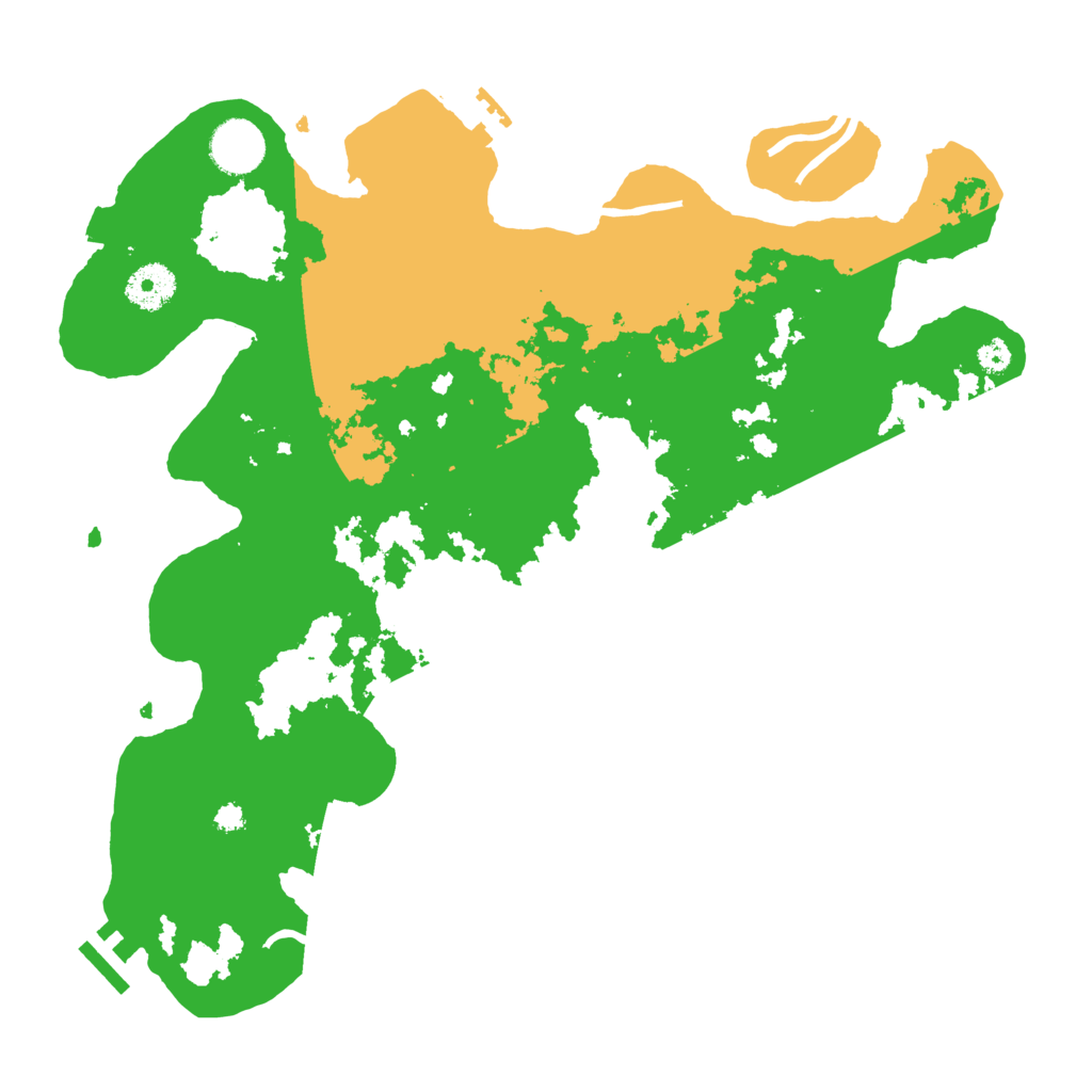 Biome Rust Map: Procedural Map, Size: 3500, Seed: 379410