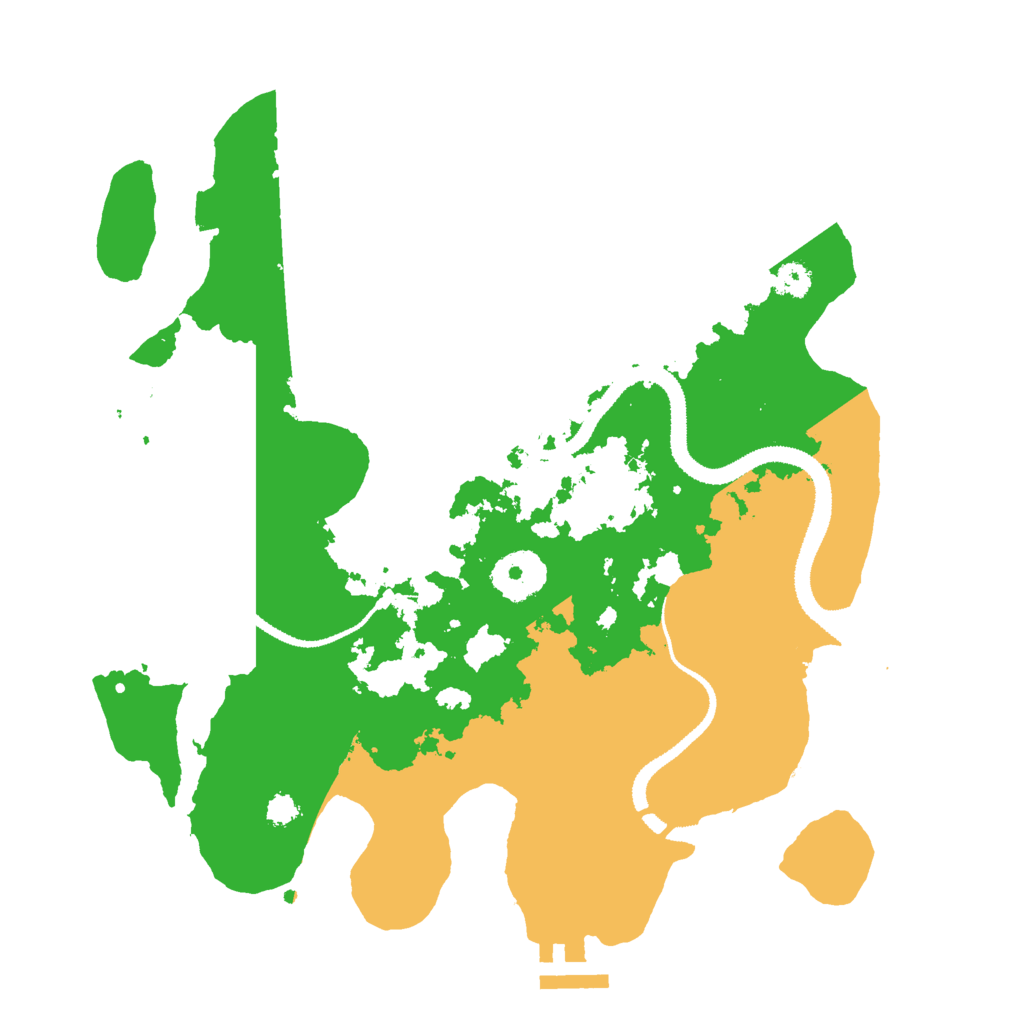Biome Rust Map: Procedural Map, Size: 3000, Seed: 1107544895