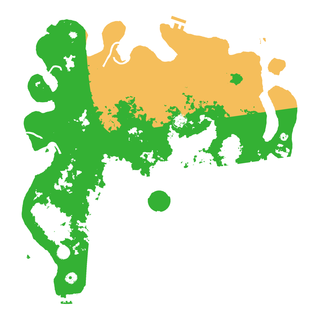 Biome Rust Map: Procedural Map, Size: 4190, Seed: 50000