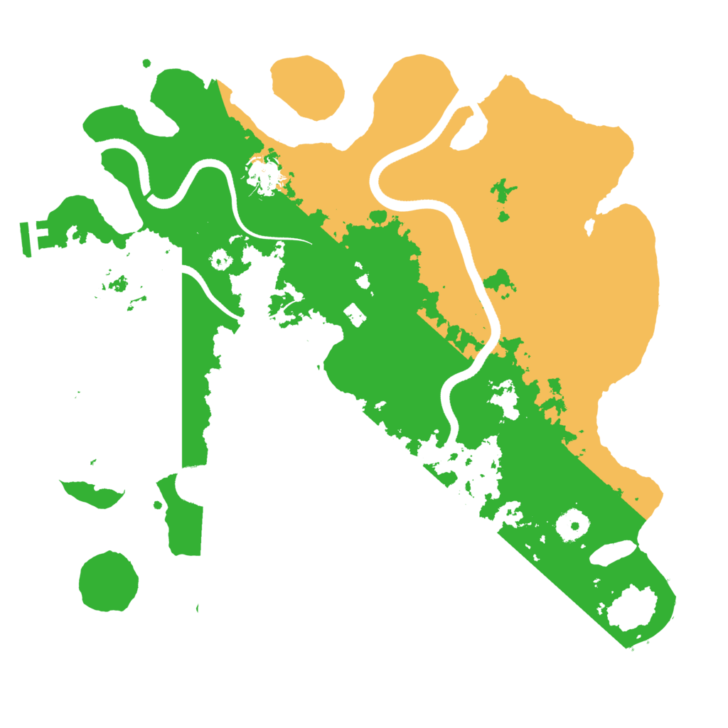 Biome Rust Map: Procedural Map, Size: 3500, Seed: 1743993062