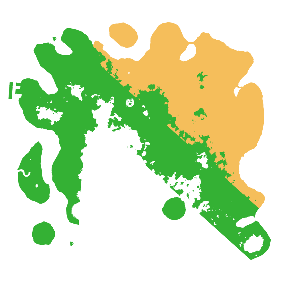 Biome Rust Map: Procedural Map, Size: 3500, Seed: 1743993062