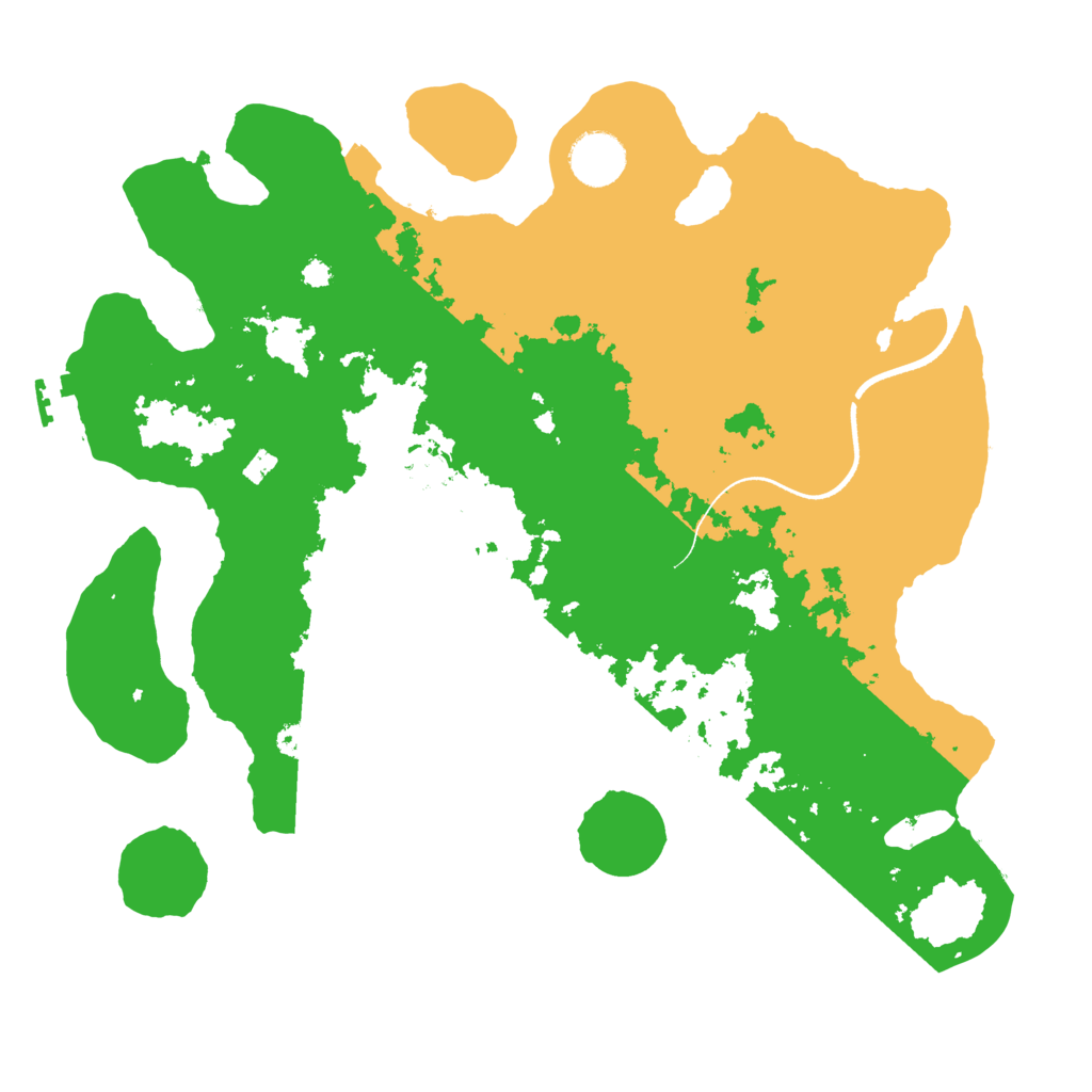 Biome Rust Map: Procedural Map, Size: 3500, Seed: 1743993062