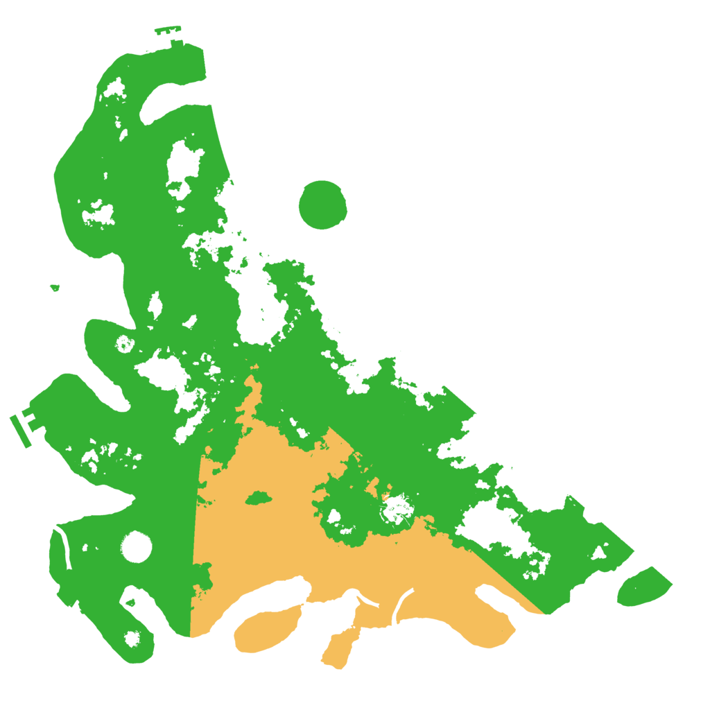 Biome Rust Map: Procedural Map, Size: 4100, Seed: 30470014