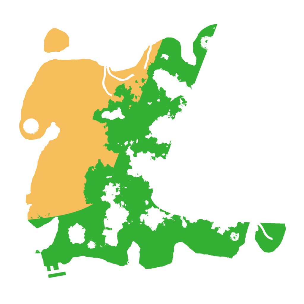 Biome Rust Map: Procedural Map, Size: 3500, Seed: 729423444