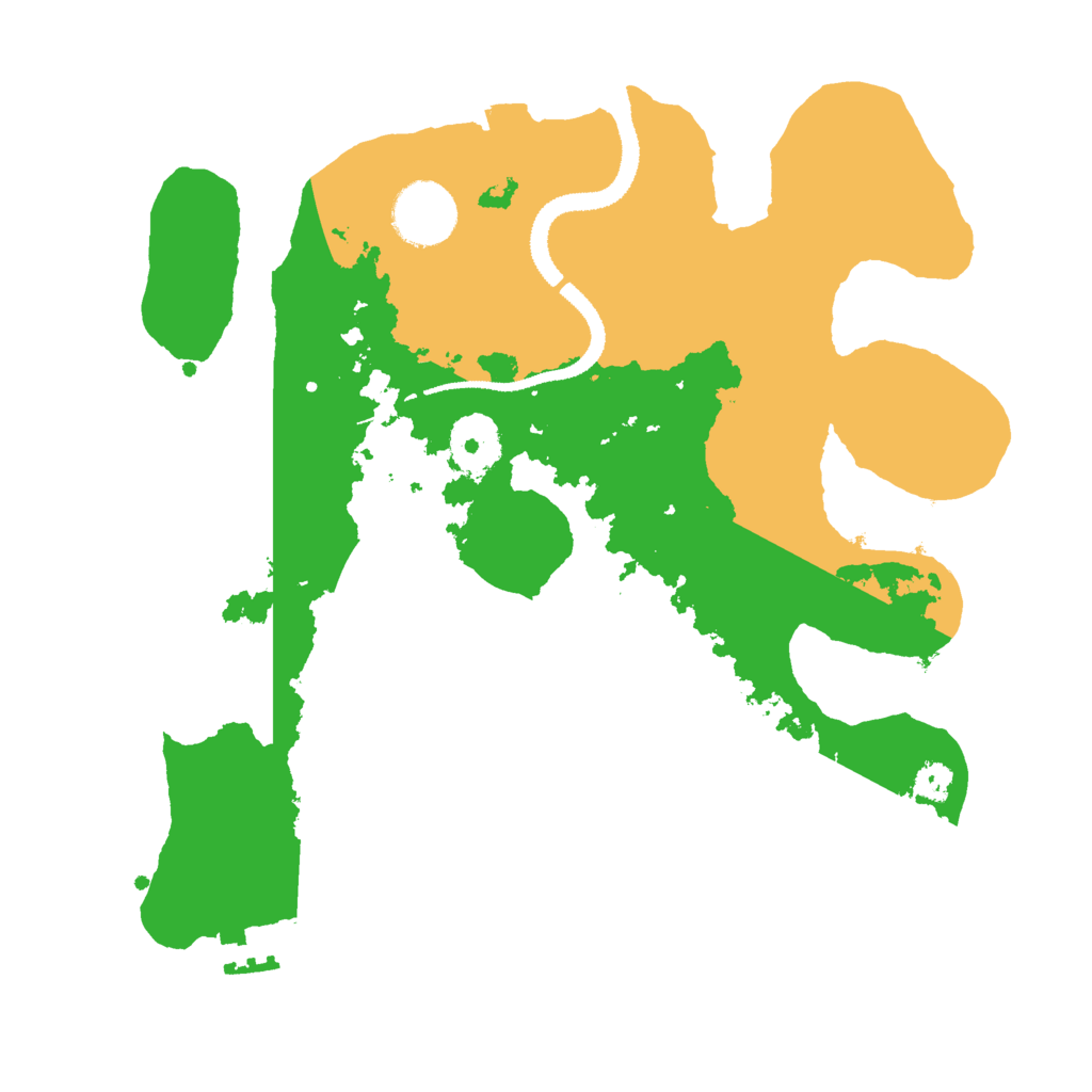 Biome Rust Map: Procedural Map, Size: 3000, Seed: 1160537438