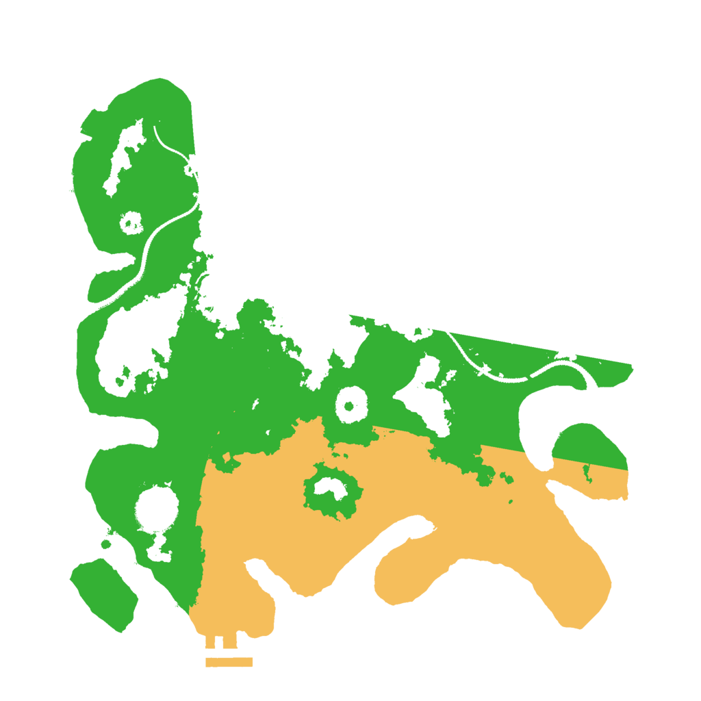 Biome Rust Map: Procedural Map, Size: 3000, Seed: 58745936