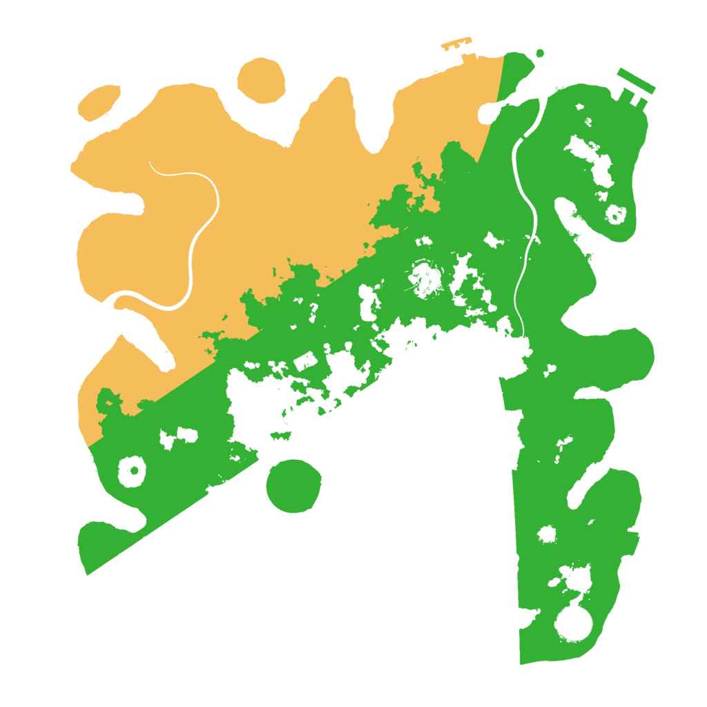 Biome Rust Map: Procedural Map, Size: 3500, Seed: 918534617