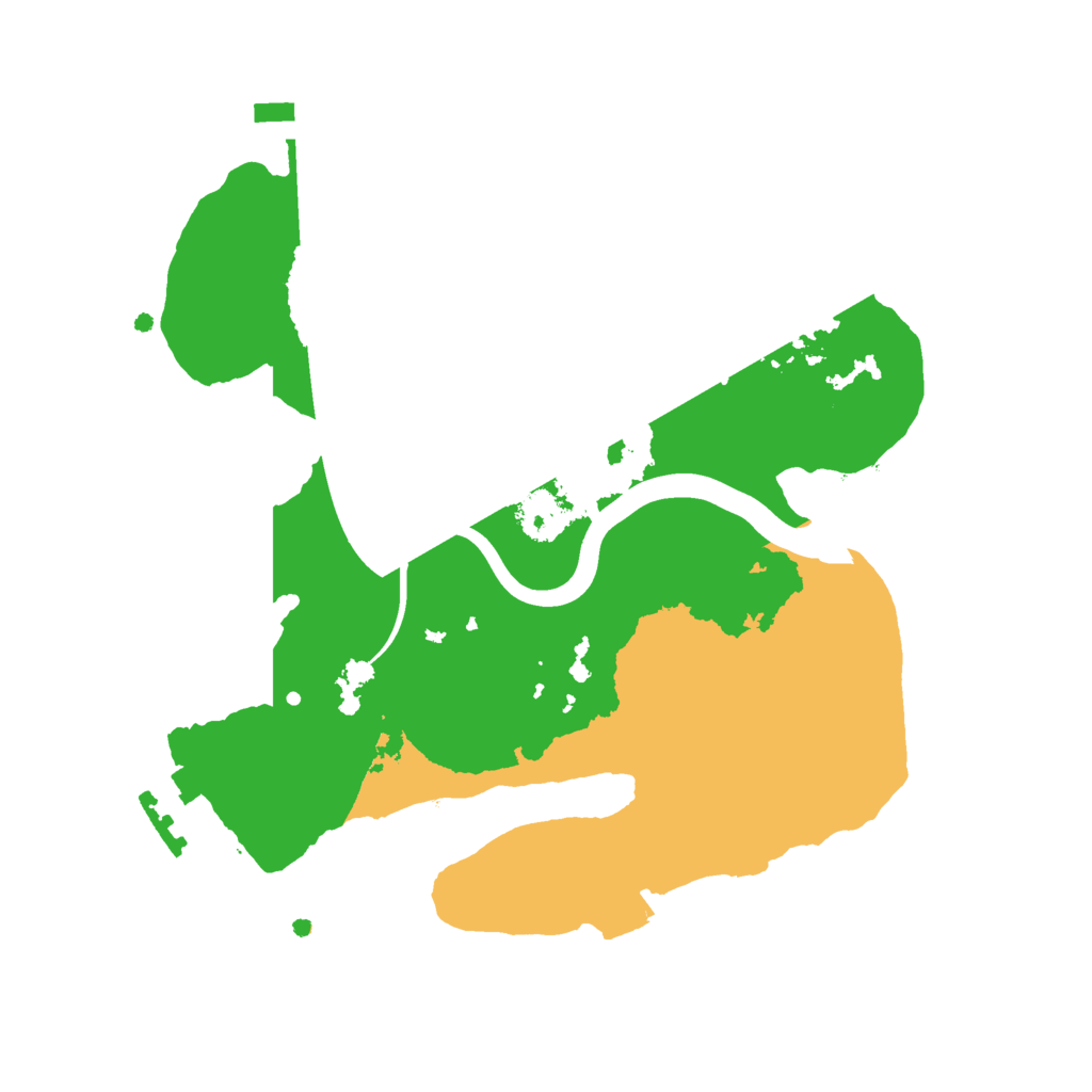 Biome Rust Map: Procedural Map, Size: 2300, Seed: 821985