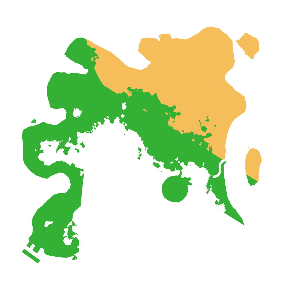 Biome Rust Map: Procedural Map, Size: 3000, Seed: 1681352987