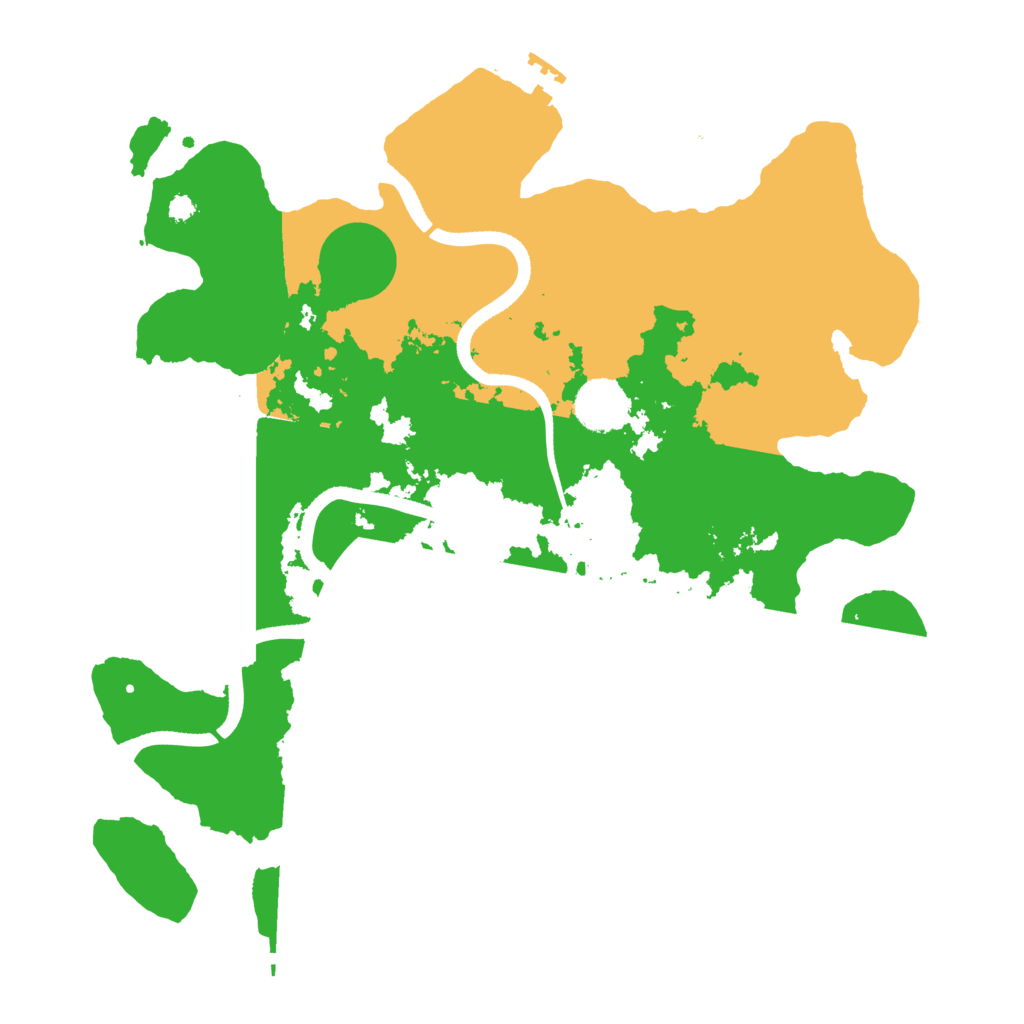 Biome Rust Map: Procedural Map, Size: 3500, Seed: 1855136699