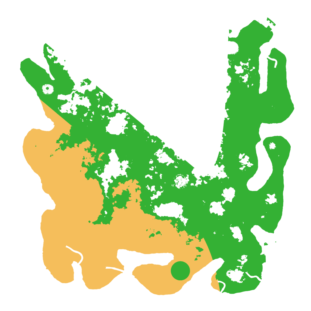 Biome Rust Map: Procedural Map, Size: 4300, Seed: 50090000