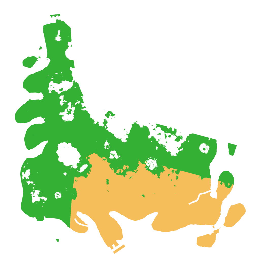 Biome Rust Map: Procedural Map, Size: 4000, Seed: 21596