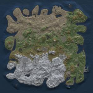 Thumbnail Rust Map: Procedural Map, Size: 4250, Seed: 1145144090, 19 Monuments