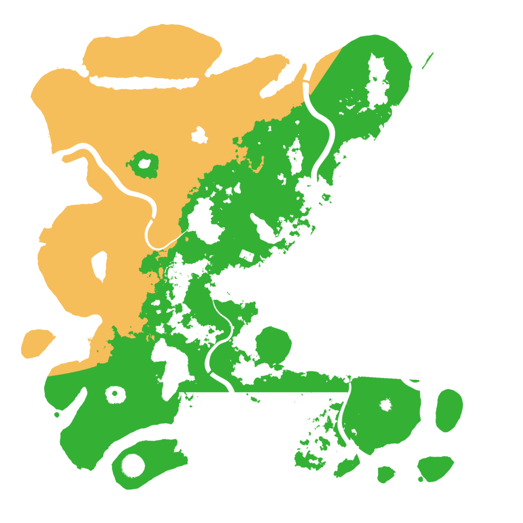 Biome Rust Map: Procedural Map, Size: 4050, Seed: 434037703