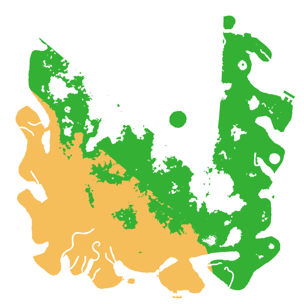 Biome Rust Map: Procedural Map, Size: 5000, Seed: 240693