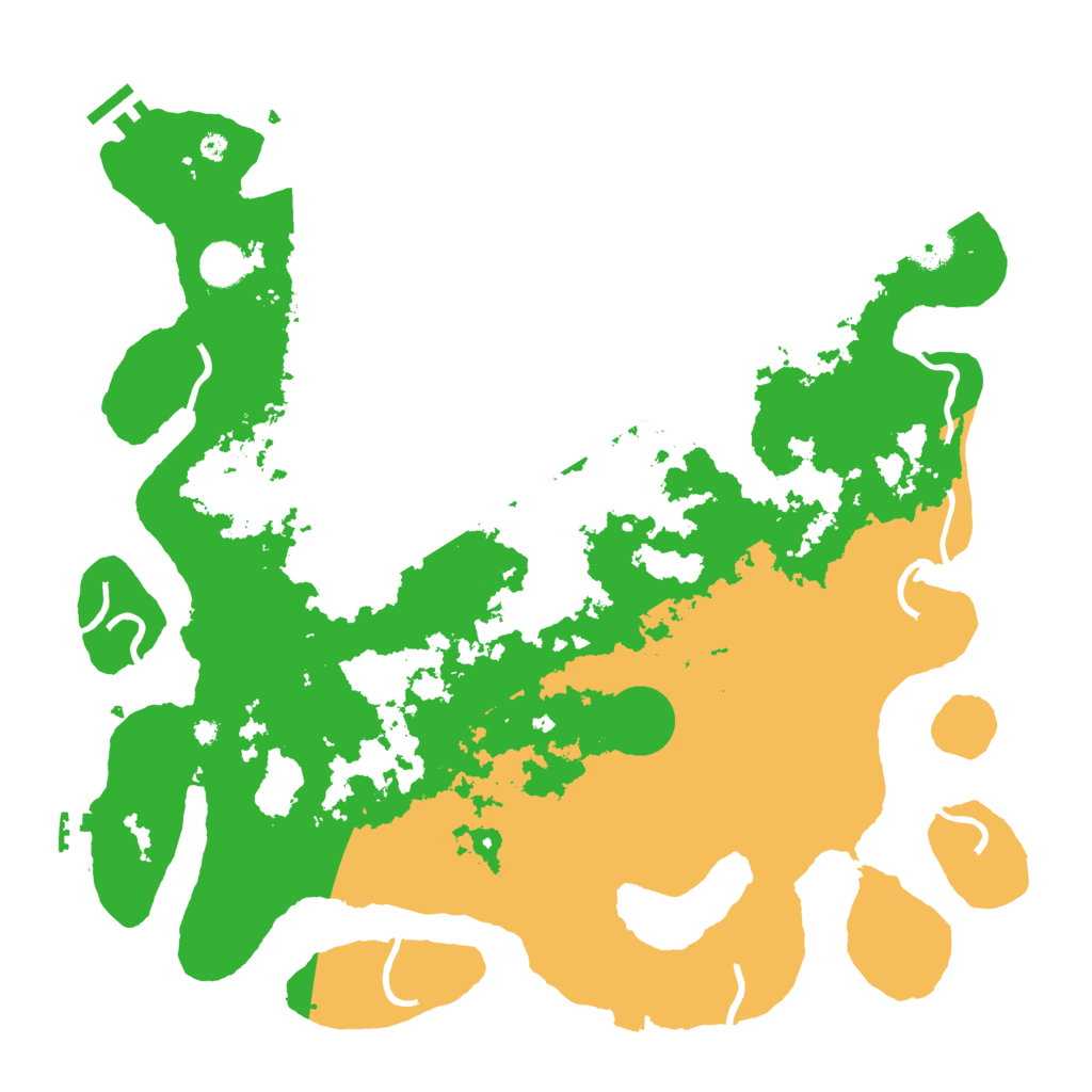 Biome Rust Map: Procedural Map, Size: 4150, Seed: 255159