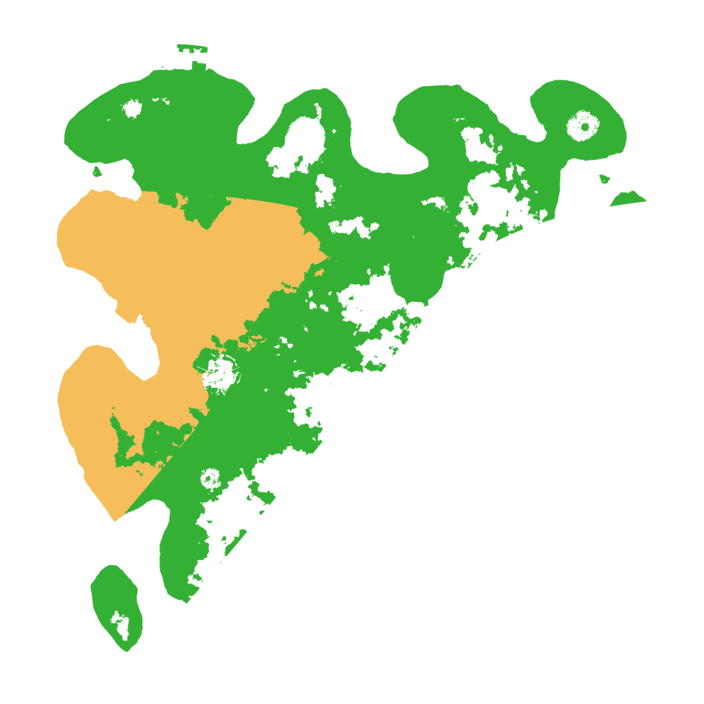 Biome Rust Map: Procedural Map, Size: 3500, Seed: 114926346