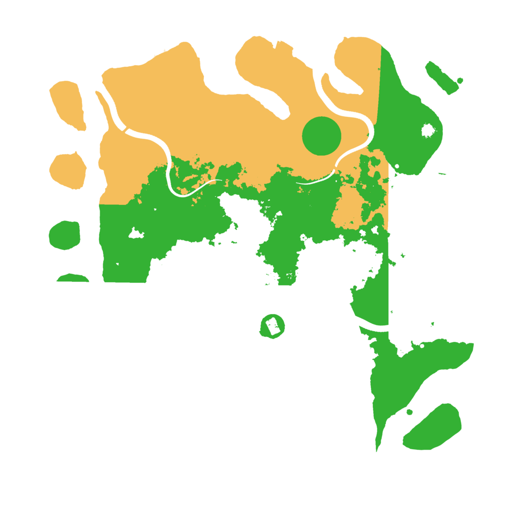 Biome Rust Map: Procedural Map, Size: 3500, Seed: 987091920