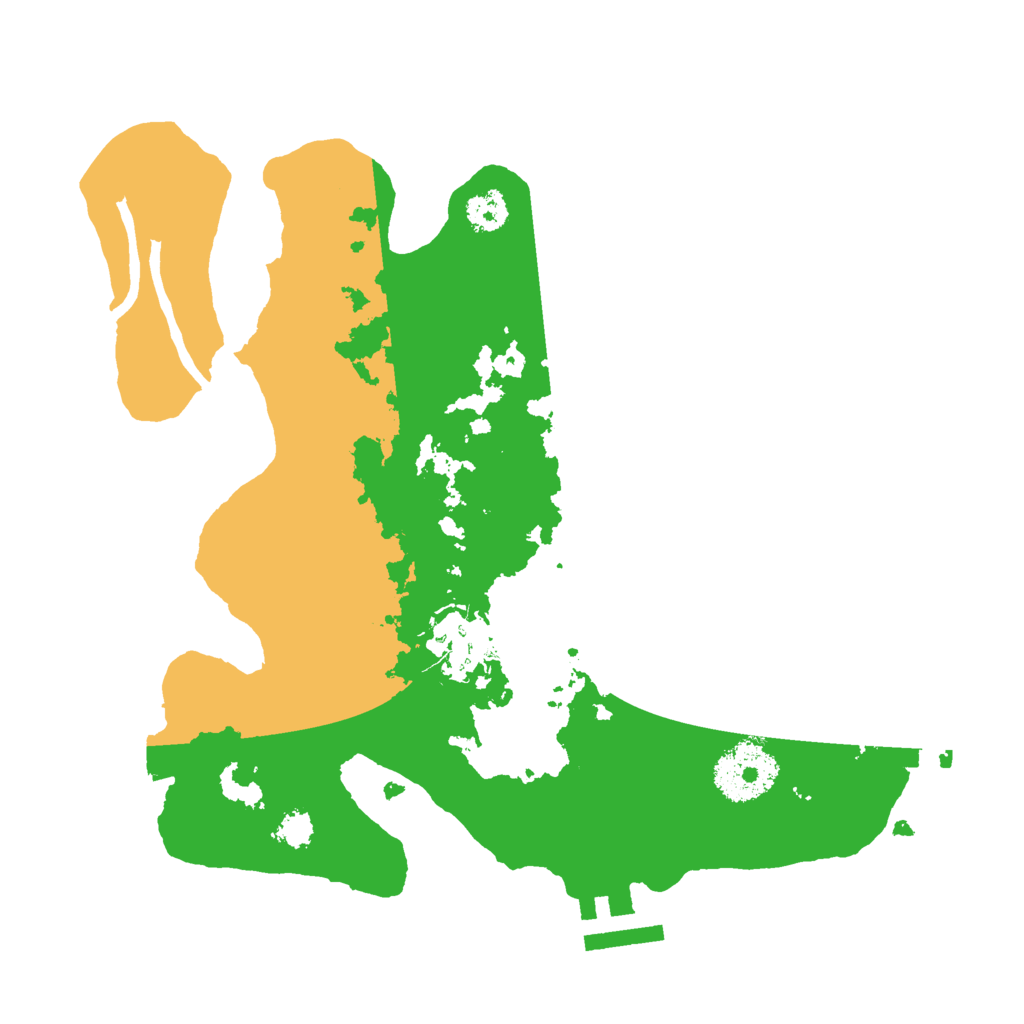 Biome Rust Map: Procedural Map, Size: 2600, Seed: 424273531