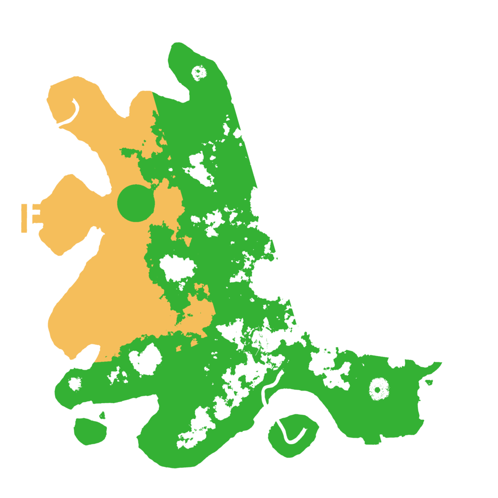 Biome Rust Map: Procedural Map, Size: 3500, Seed: 1804710997