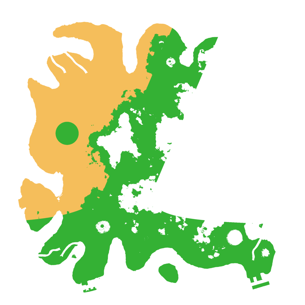 Biome Rust Map: Procedural Map, Size: 3500, Seed: 1449618989