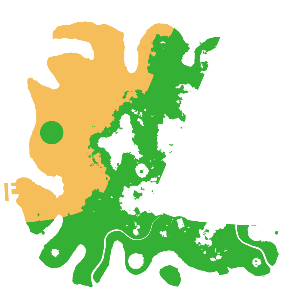Biome Rust Map: Procedural Map, Size: 3500, Seed: 1449618989