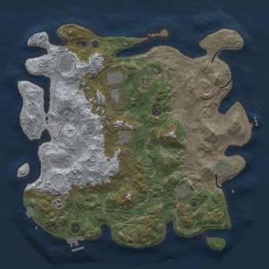 Thumbnail Rust Map: Procedural Map, Size: 4250, Seed: 933727006, 19 Monuments