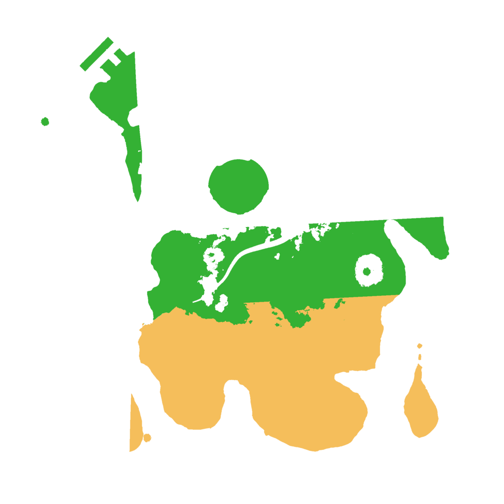 Biome Rust Map: Procedural Map, Size: 2500, Seed: 329598934