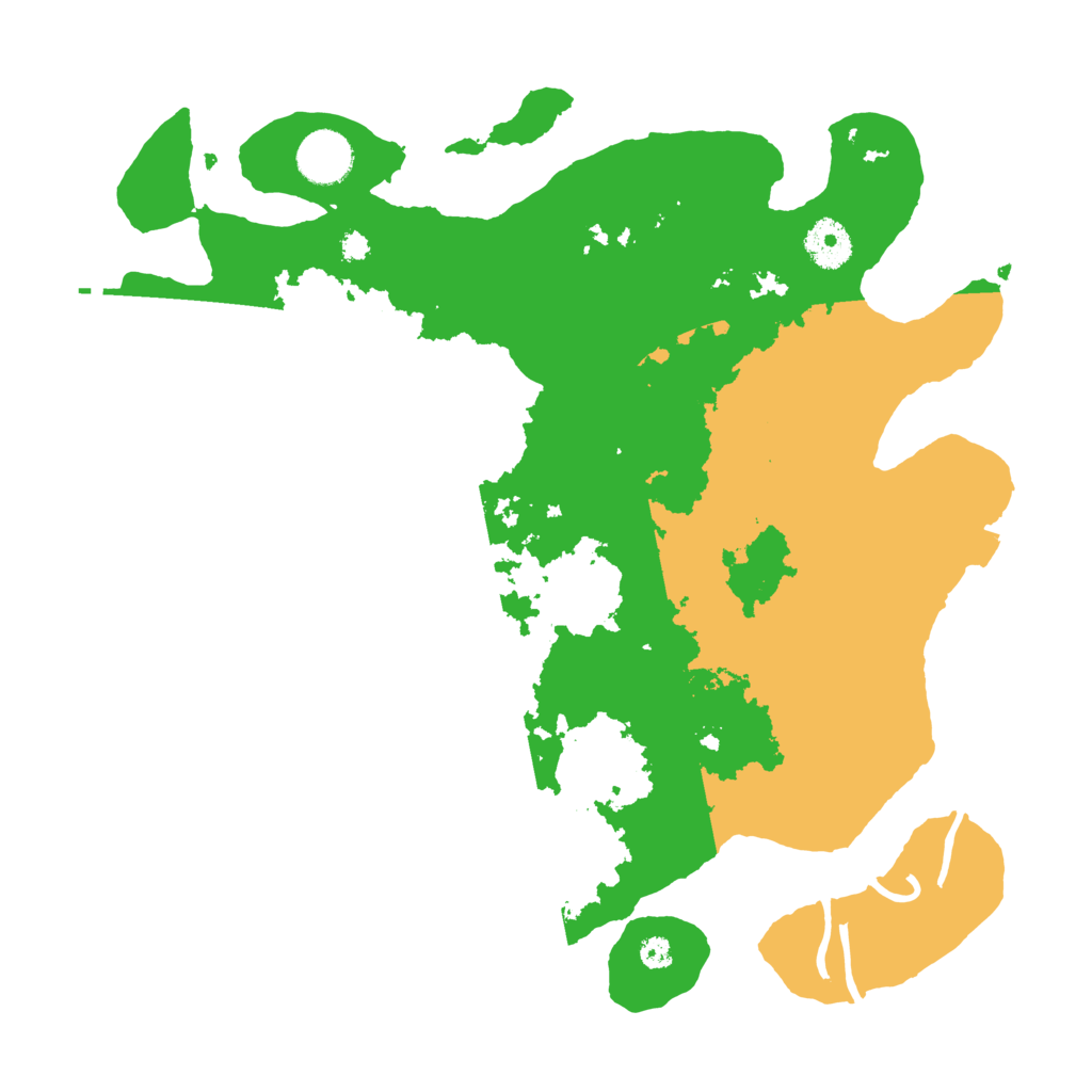 Biome Rust Map: Procedural Map, Size: 3500, Seed: 269009