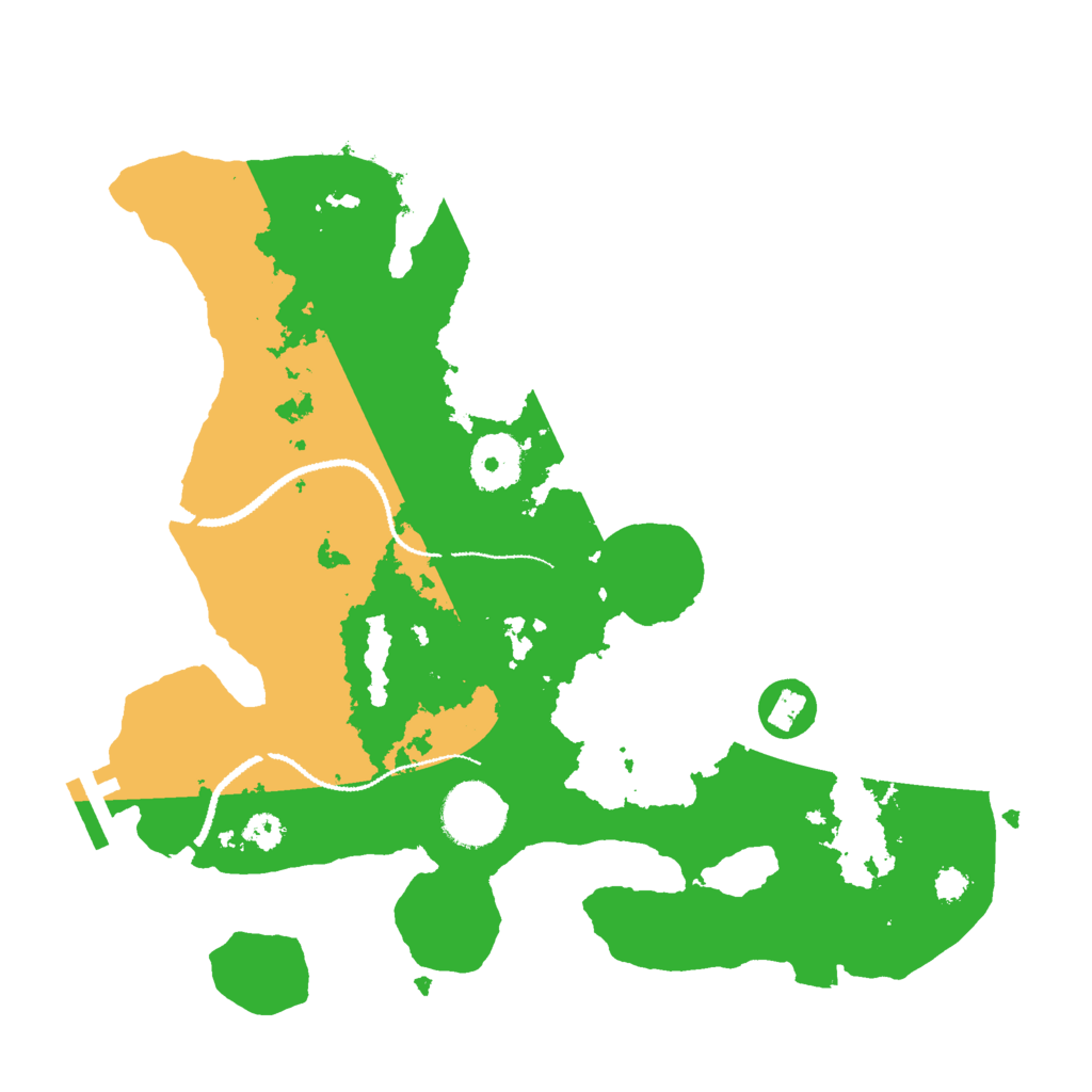 Biome Rust Map: Procedural Map, Size: 3000, Seed: 32298