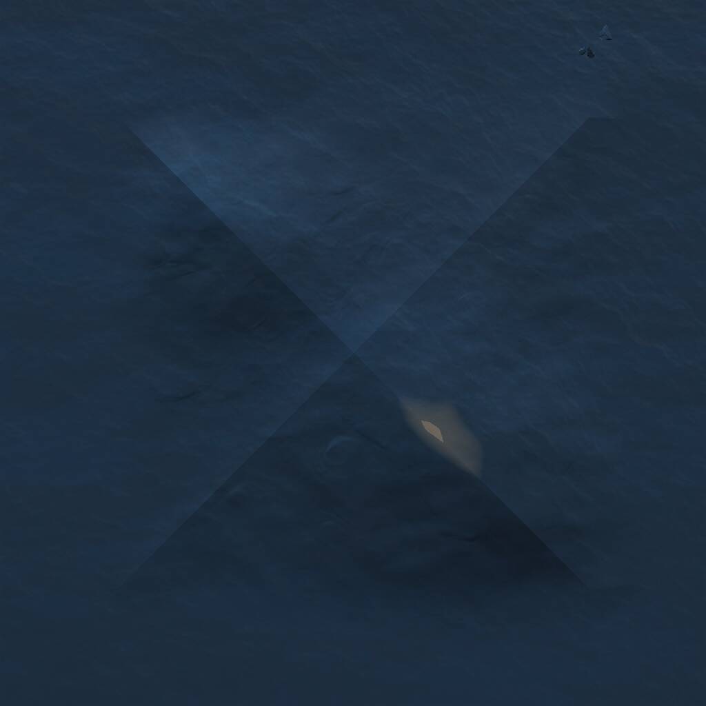 Rust Map: Procedural Map, Size: 1000, Seed: 2137776331, 1 Monuments