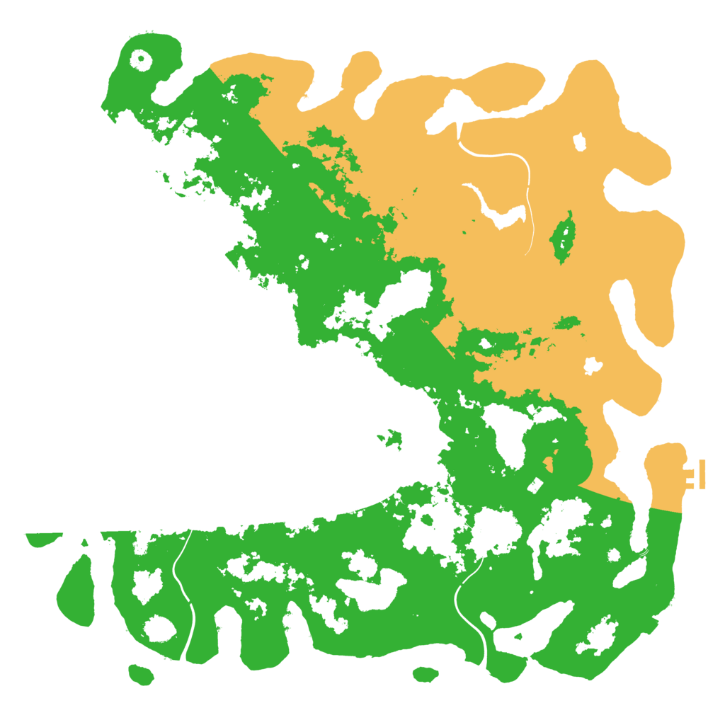 Biome Rust Map: Procedural Map, Size: 5000, Seed: 24003000