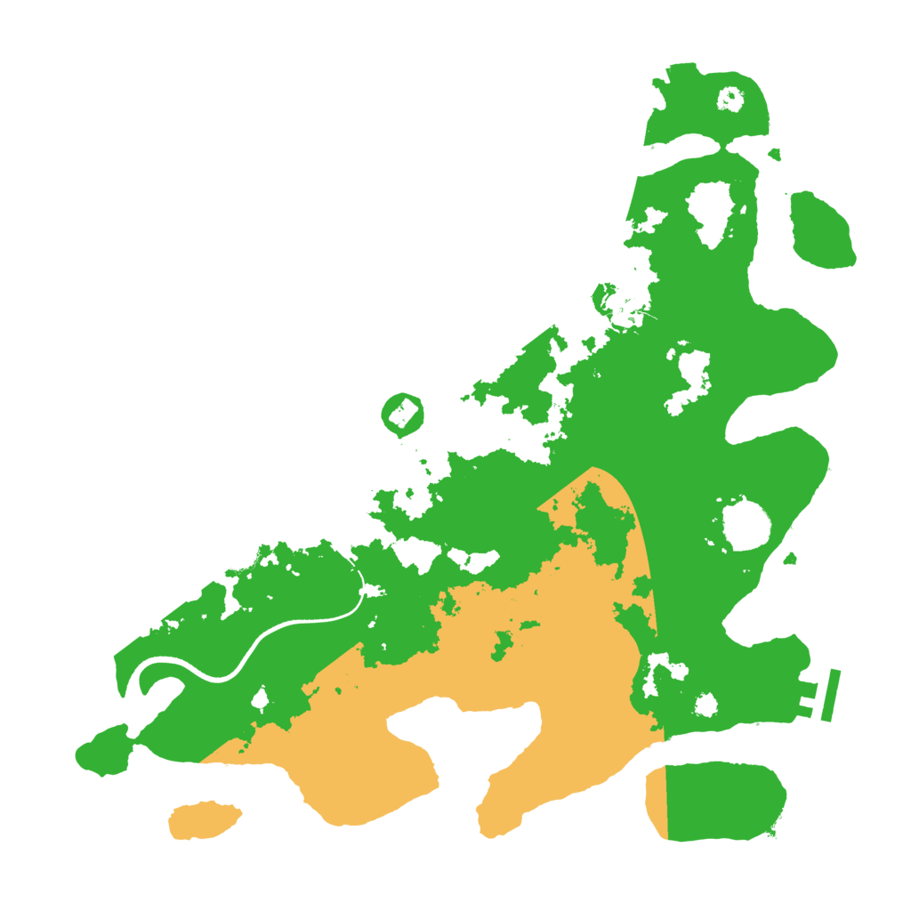 Biome Rust Map: Procedural Map, Size: 3500, Seed: 158456169