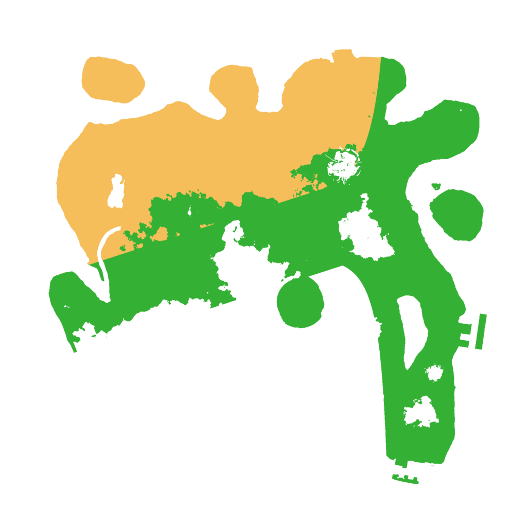 Biome Rust Map: Procedural Map, Size: 3000, Seed: 649605933