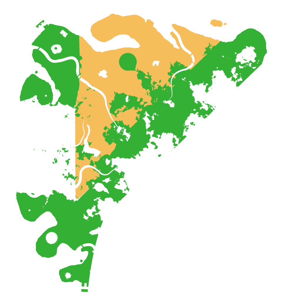 Biome Rust Map: Procedural Map, Size: 4500, Seed: 580623300