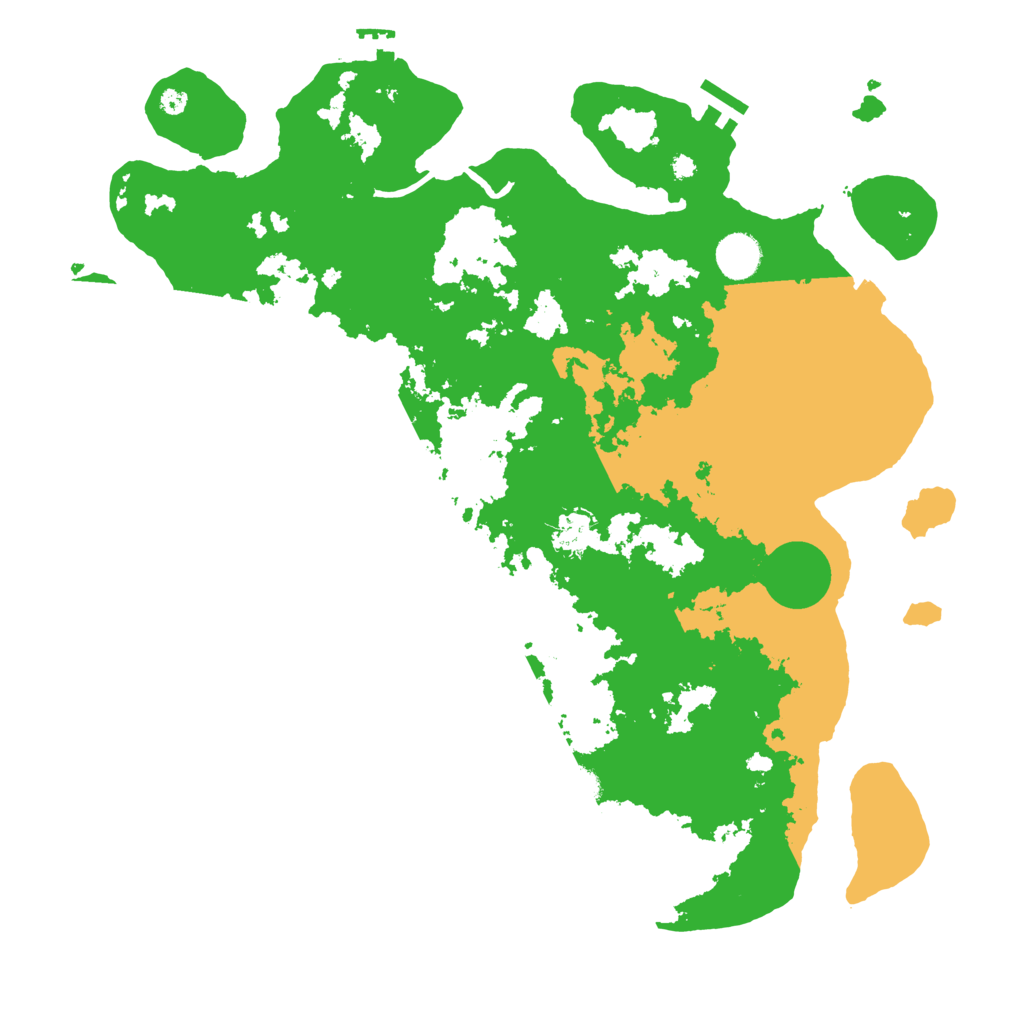 Biome Rust Map: Procedural Map, Size: 4000, Seed: 1820137348