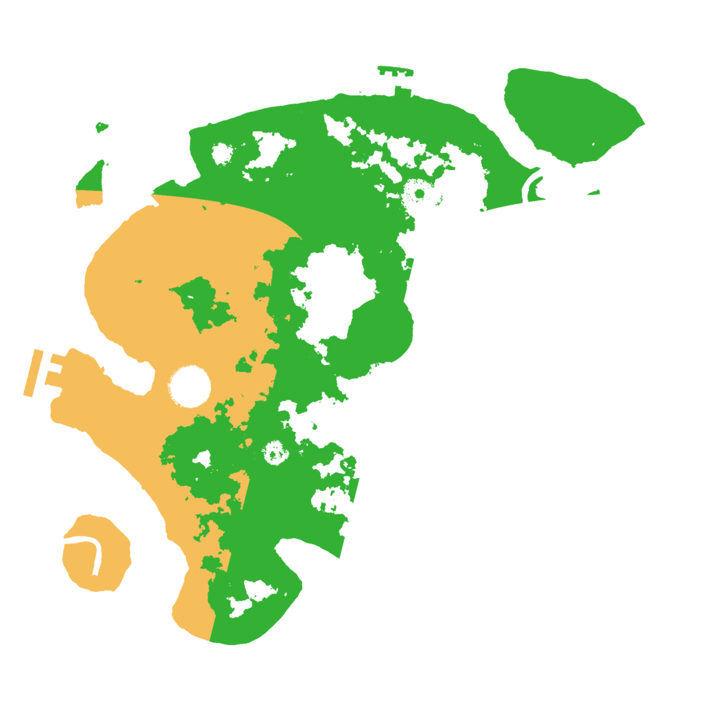 Biome Rust Map: Procedural Map, Size: 3000, Seed: 1191916769