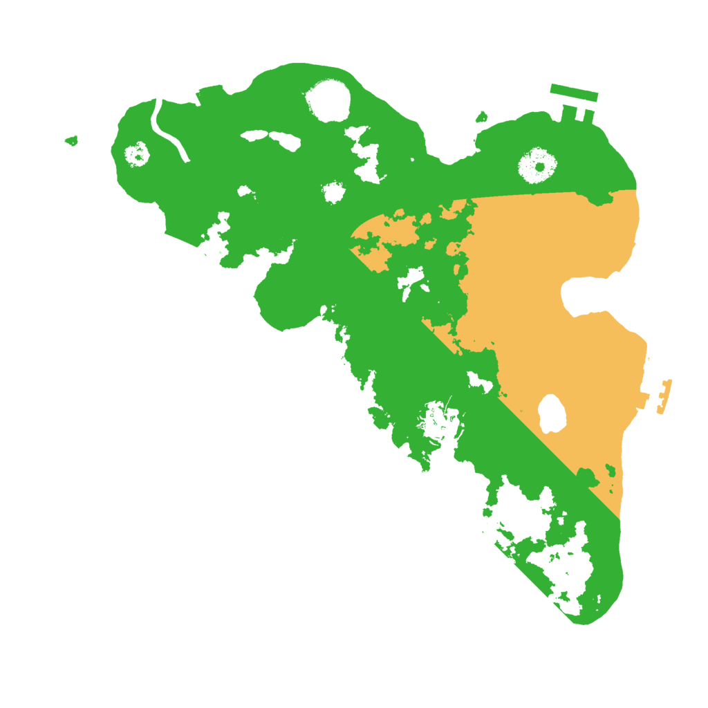 Biome Rust Map: Procedural Map, Size: 3000, Seed: 24637