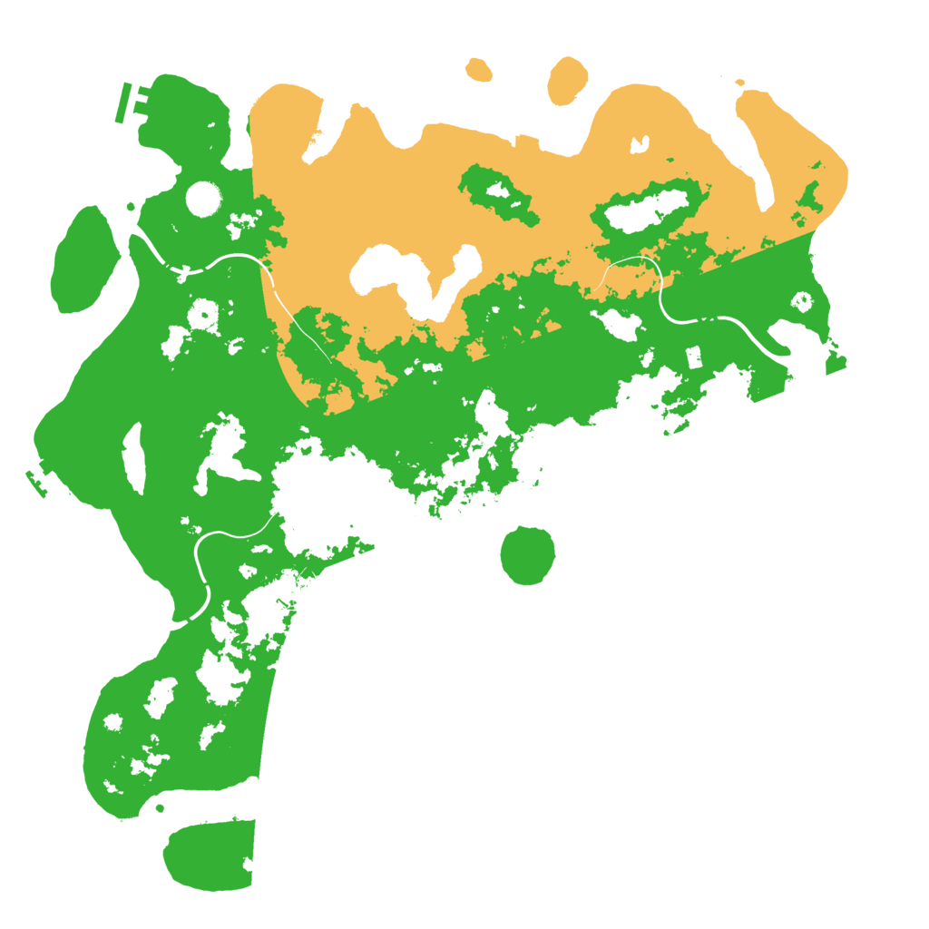 Biome Rust Map: Procedural Map, Size: 4600, Seed: 638013510