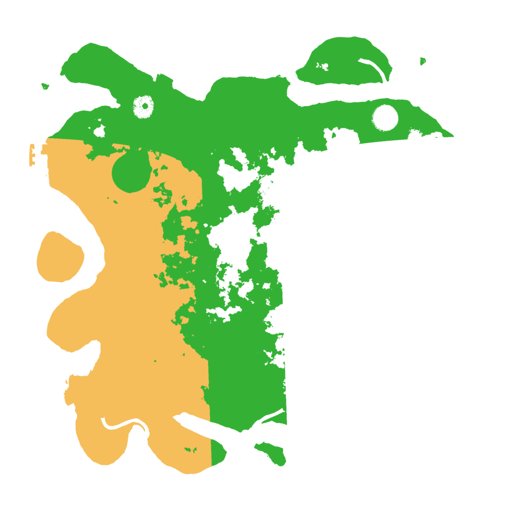 Biome Rust Map: Procedural Map, Size: 3500, Seed: 1393816726