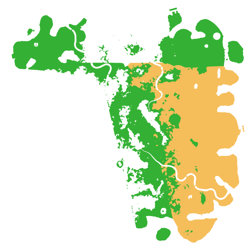 Biome Rust Map: Procedural Map, Size: 6000, Seed: 6730