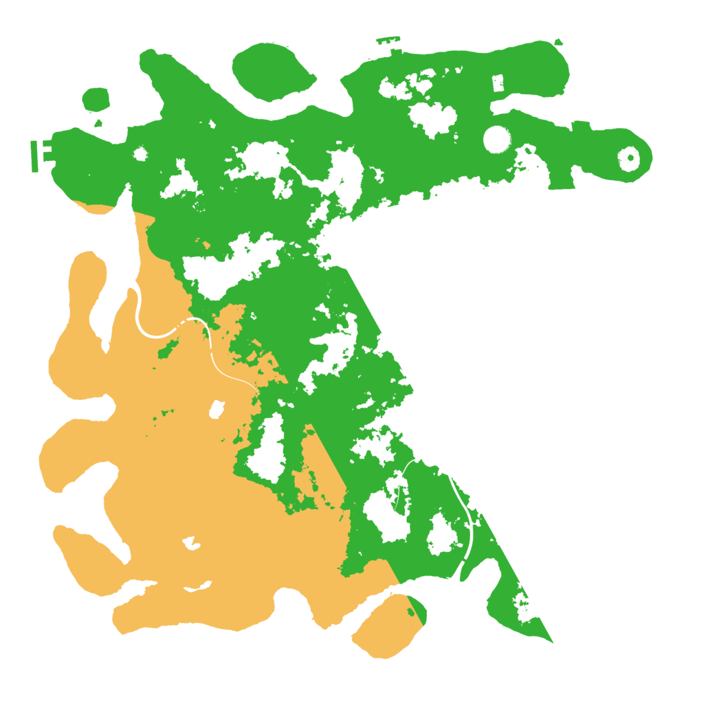 Biome Rust Map: Procedural Map, Size: 4500, Seed: 106525719