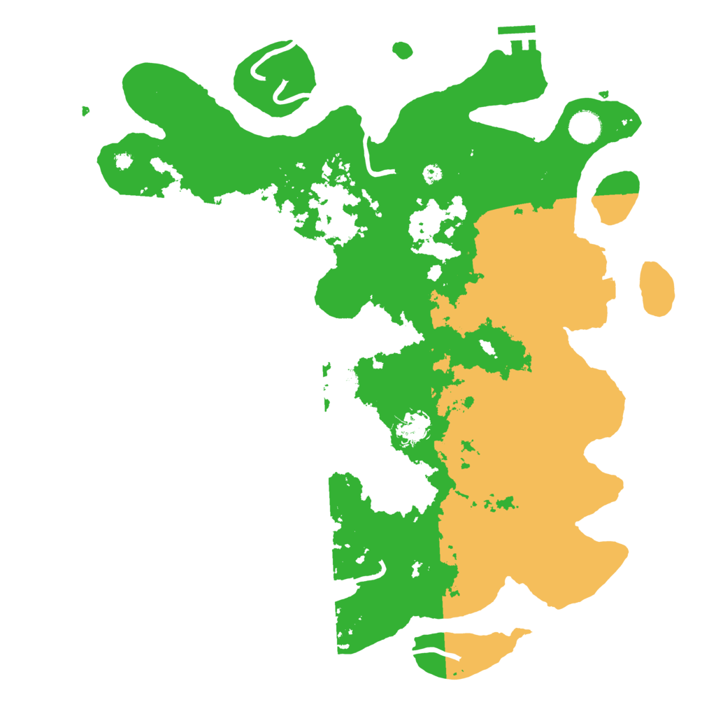 Biome Rust Map: Procedural Map, Size: 3875, Seed: 142874385