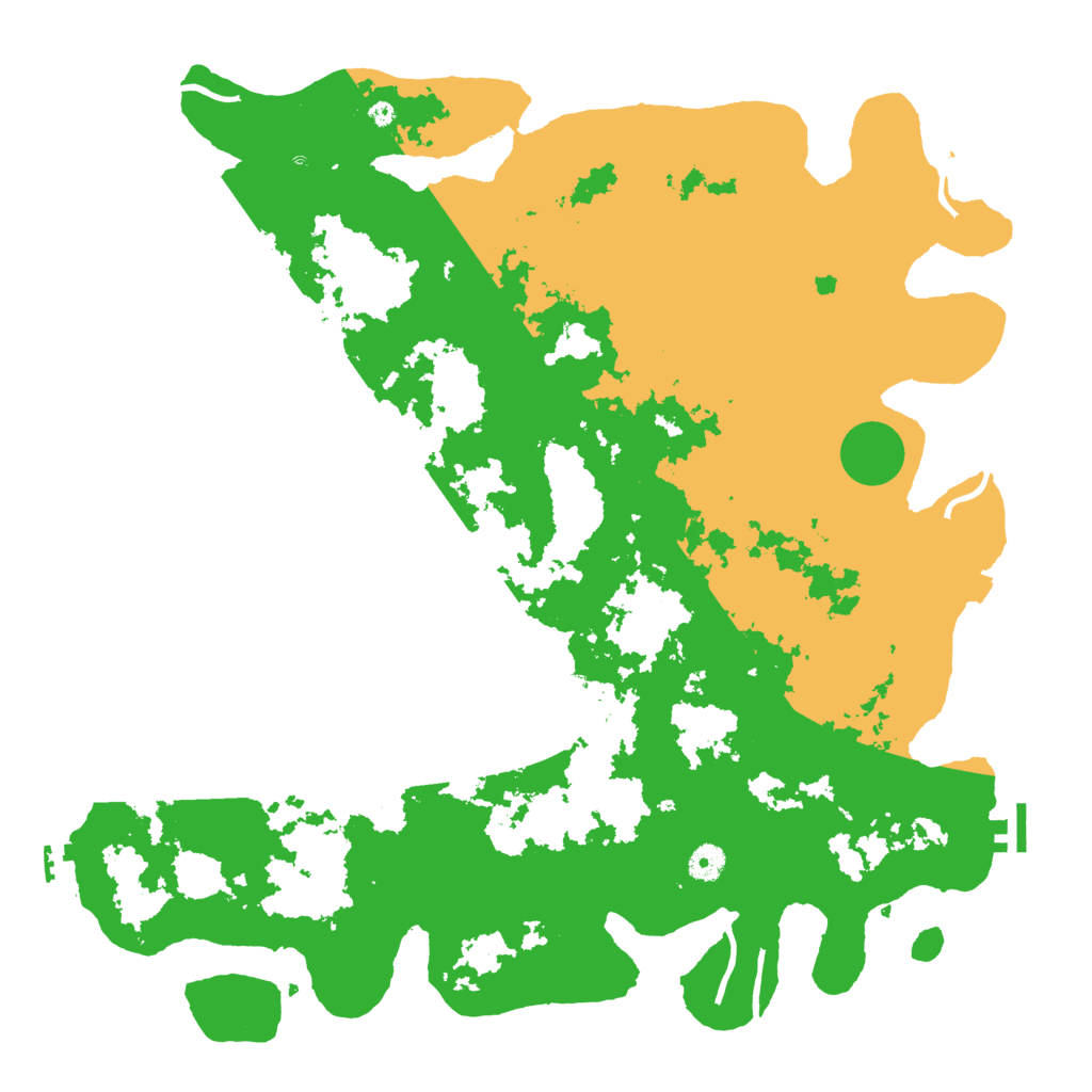 Biome Rust Map: Procedural Map, Size: 4500, Seed: 35647457